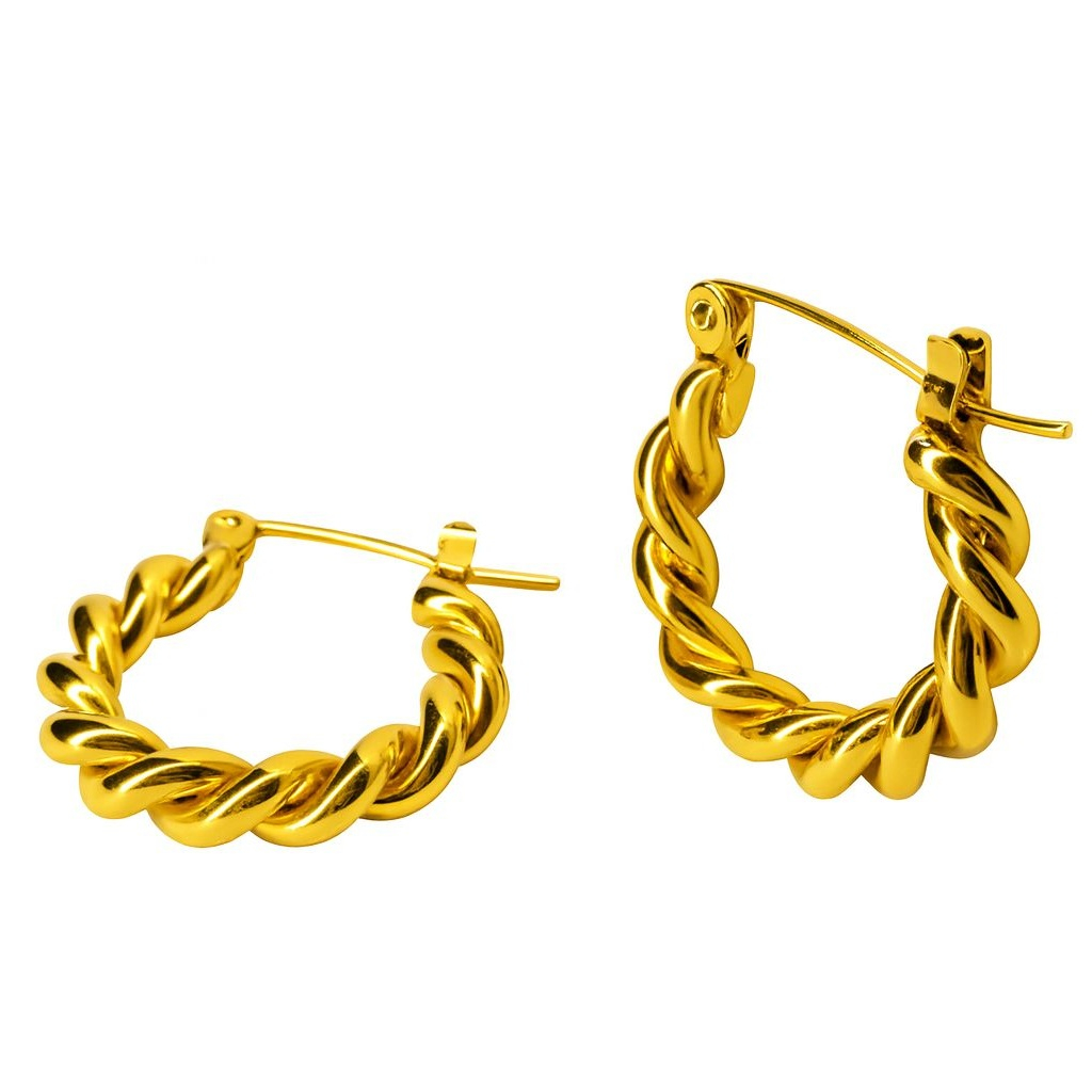 kleine edelstahl creolen